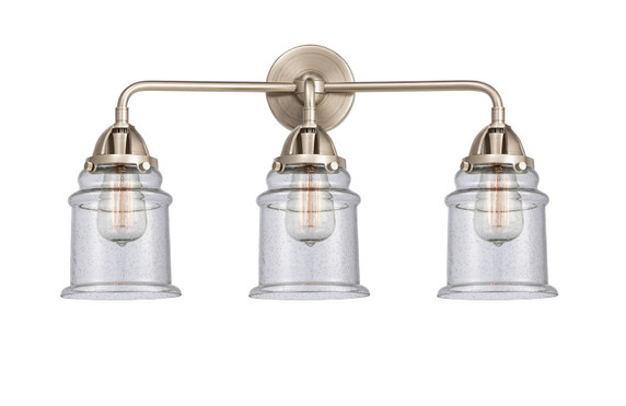 Bathroom Fixtures Three Lights by Innovations ( 405 | 288-3W-SN-G184 Nouveau 2 ) 