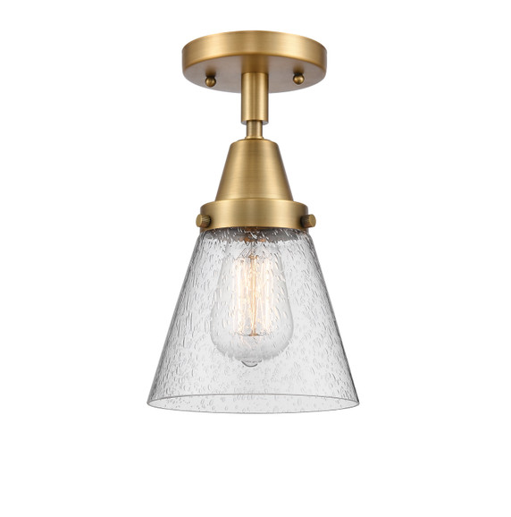 Semi-Flush Mts. Glass Down by Innovations ( 405 | 447-1C-BB-G64-LED Caden ) 