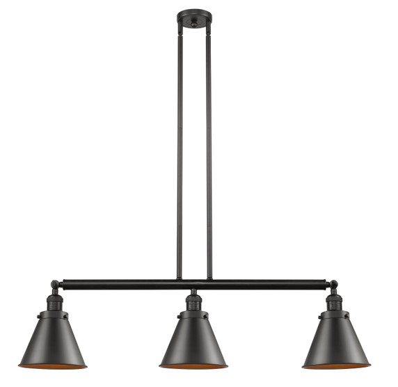 Linear/Island 3 Light Bar by Innovations ( 405 | 213-OB-M13-OB-LED Franklin Restoration ) 