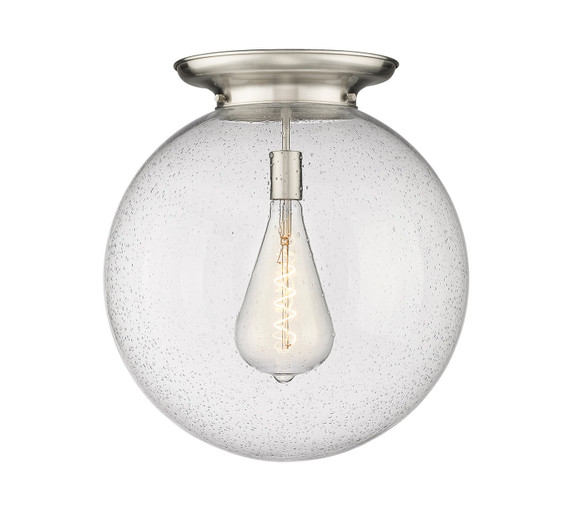 Flush Mounts Glass Down by Innovations ( 405 | 221-1F-SN-G204-18 Essex ) 