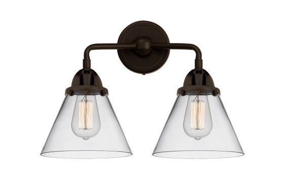 Bathroom Fixtures Two Lights by Innovations ( 405 | 288-2W-OB-G42 Nouveau 2 ) 