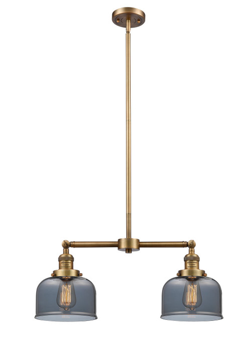 Mid. Chandeliers Glass Down by Innovations ( 405 | 209-BB-G73-LED Franklin Restoration ) 
