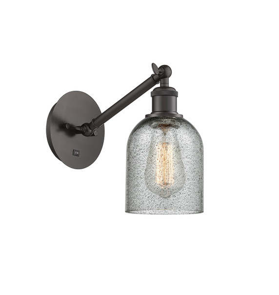 Sconces Single Glass by Innovations ( 405 | 317-1W-OB-G257 Ballston ) 