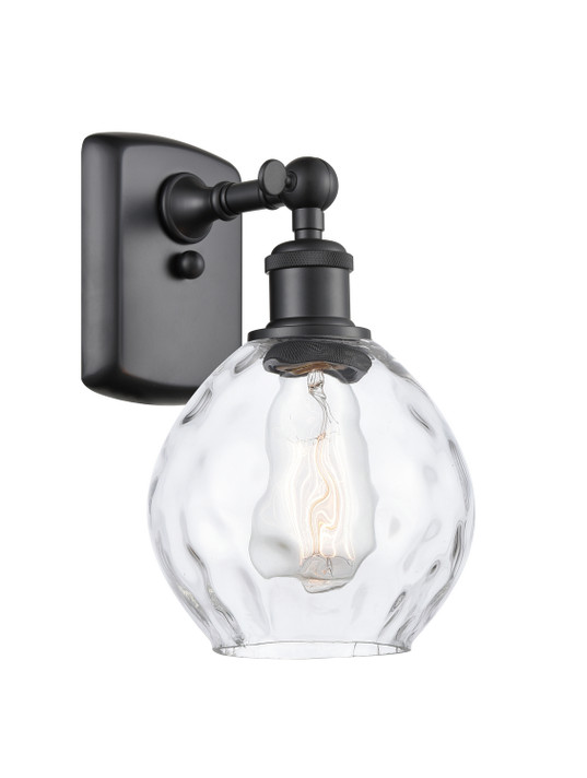 Sconces Single Glass by Innovations ( 405 | 516-1W-BK-G362-LED Ballston ) 