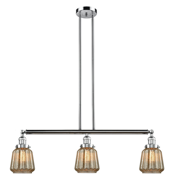 Linear/Island 3 Light Bar by Innovations ( 405 | 213-PC-G146-LED Franklin Restoration ) 