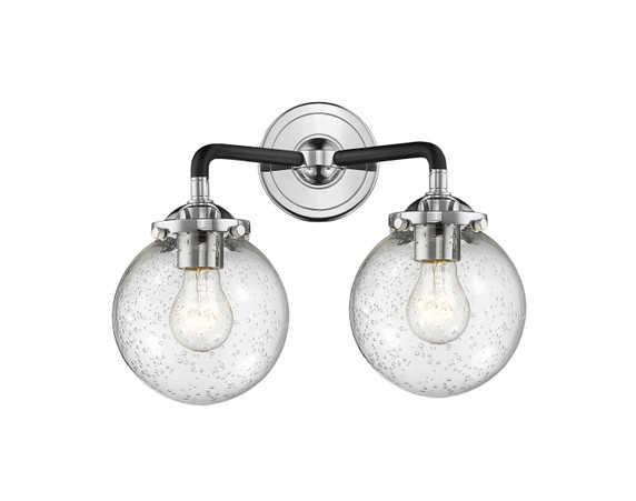 Bathroom Fixtures Two Lights by Innovations ( 405 | 284-2W-BPN-G204-6 Nouveau ) 