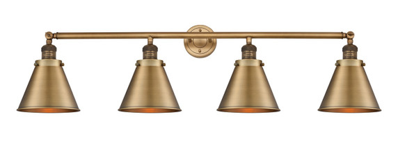 Bathroom Fixtures Four Lights by Innovations ( 405 | 215-BB-M13-BB-LED Franklin Restoration ) 