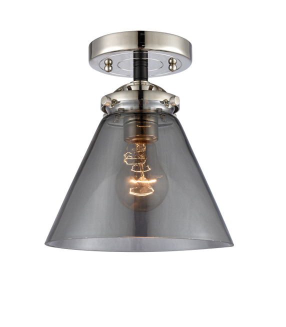 Semi-Flush Mts. Glass Down by Innovations ( 405 | 284-1C-BPN-G43-LED Nouveau ) 