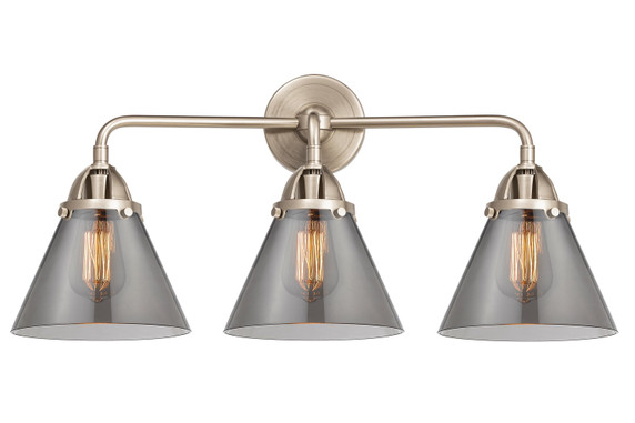 Bathroom Fixtures Three Lights by Innovations ( 405 | 288-3W-SN-G43-LED Nouveau 2 ) 