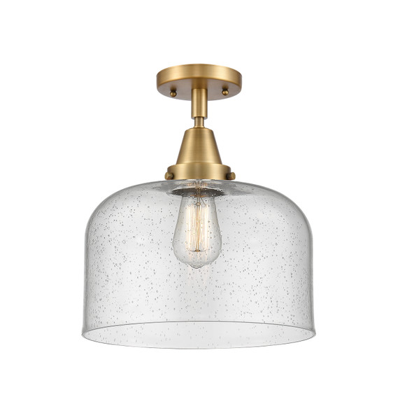 Semi-Flush Mts. Glass Down by Innovations ( 405 | 447-1C-BB-G74-L-LED Caden ) 