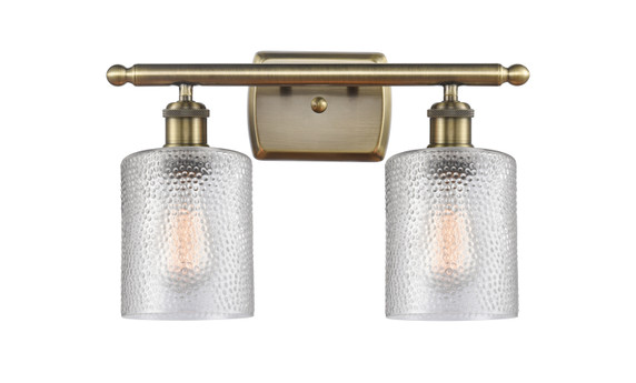 Bathroom Fixtures Two Lights by Innovations ( 405 | 516-2W-AB-G112 Ballston ) 