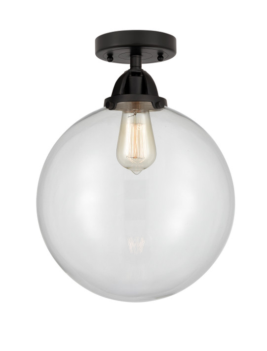 Semi-Flush Mts. Cage by Innovations ( 405 | 288-1C-BK-G202-12 Nouveau 2 ) 