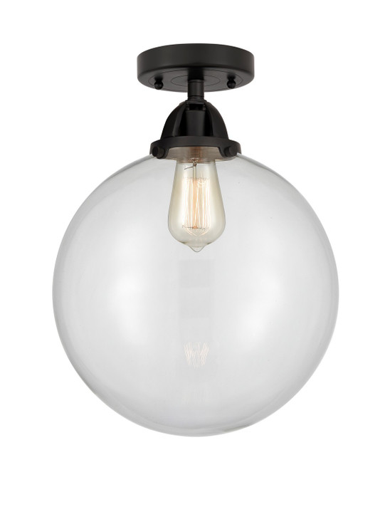 Semi-Flush Mts. Cage by Innovations ( 405 | 288-1C-BK-G202-12-LED Nouveau 2 ) 