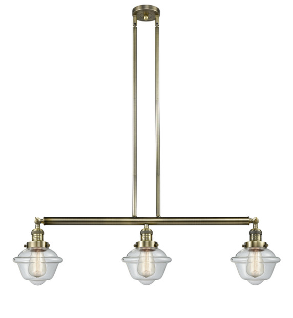 Linear/Island 3 Light Bar by Innovations ( 405 | 213-AB-G532-LED Franklin Restoration ) 
