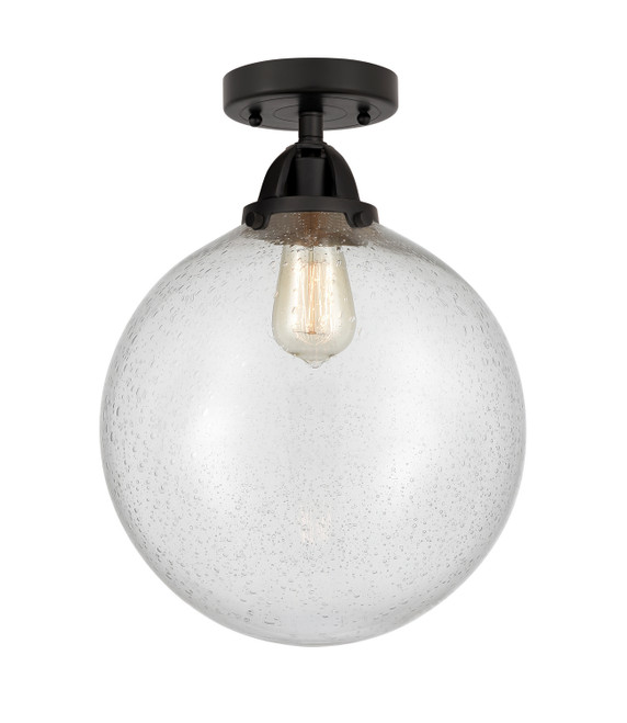 Semi-Flush Mts. Cage by Innovations ( 405 | 288-1C-BK-G204-12 Nouveau 2 ) 