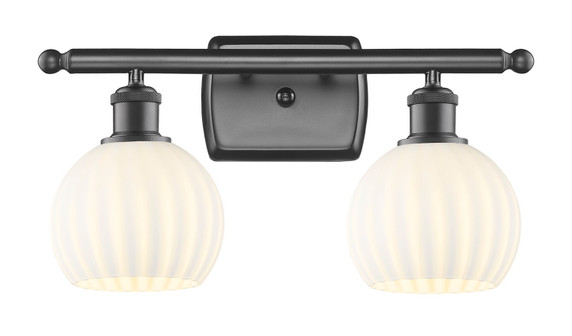Bathroom Fixtures Two Lights by Innovations ( 405 | 516-2W-OB-G1217-6WV Ballston ) 