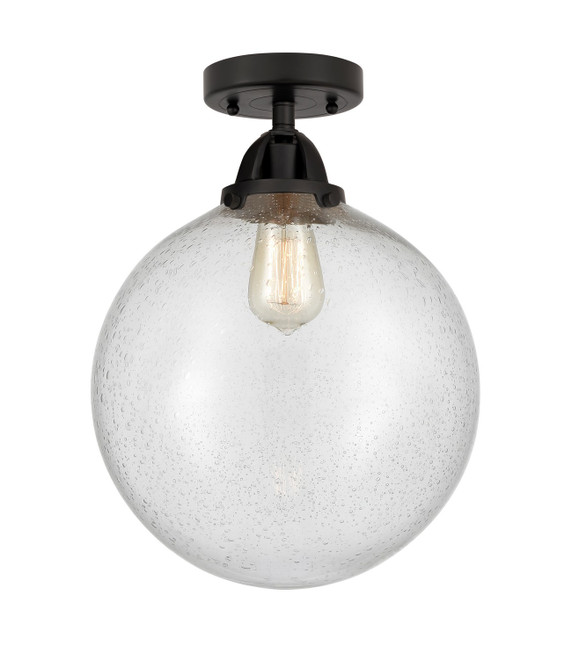 Semi-Flush Mts. Cage by Innovations ( 405 | 288-1C-BK-G204-12-LED Nouveau 2 ) 