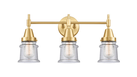 Bathroom Fixtures Three Lights by Innovations ( 405 | 447-3W-SG-G184S-LED Caden ) 