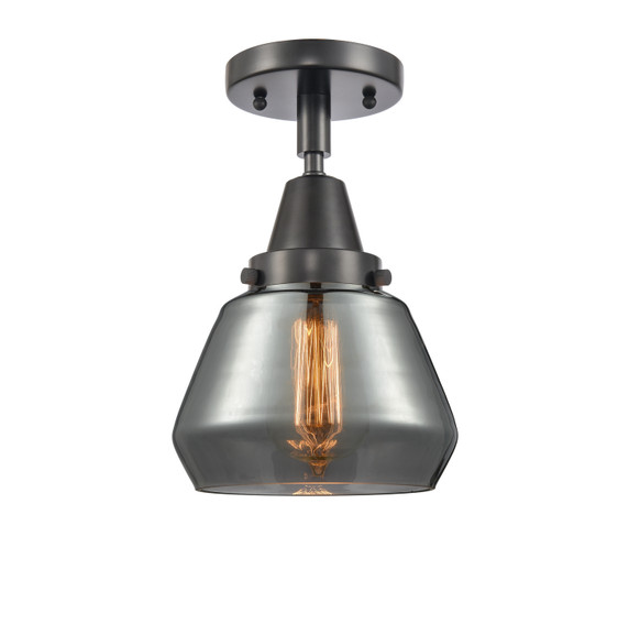 Semi-Flush Mts. Glass Down by Innovations ( 405 | 447-1C-BK-G173-LED Caden ) 