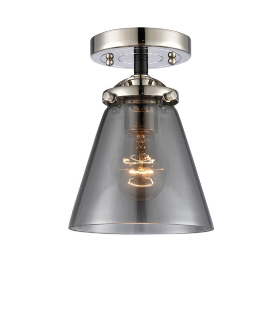 Semi-Flush Mts. Glass Down by Innovations ( 405 | 284-1C-BPN-G63-LED Nouveau ) 