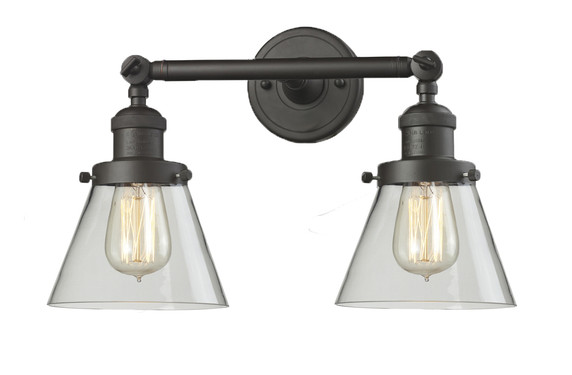 Bathroom Fixtures Two Lights by Innovations ( 405 | 208-OB-G62 Franklin Restoration ) 