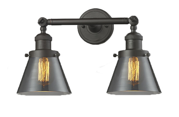 Bathroom Fixtures Two Lights by Innovations ( 405 | 208-OB-G63 Franklin Restoration ) 