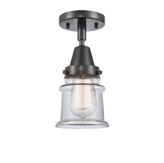 Semi-Flush Mts. Glass Down by Innovations ( 405 | 447-1C-BK-G182S-LED Caden ) 