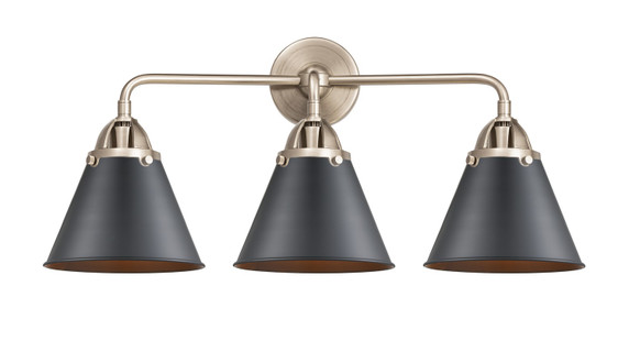 Bathroom Fixtures Three Lights by Innovations ( 405 | 288-3W-SN-M13-BK Nouveau 2 ) 