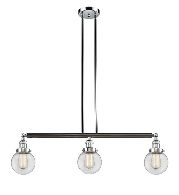 Linear/Island 3 Light Bar by Innovations ( 405 | 213-PC-G202-6 Franklin Restoration ) 