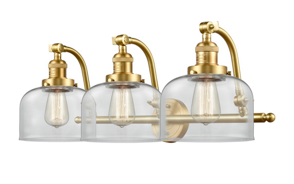 Bathroom Fixtures Three Lights by Innovations ( 405 | 515-3W-SG-G72 Franklin Restoration ) 