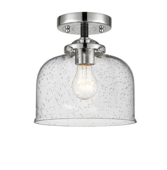 Semi-Flush Mts. Glass Down by Innovations ( 405 | 284-1C-BPN-G74-LED Nouveau ) 