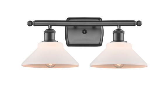 Bathroom Fixtures Two Lights by Innovations ( 405 | 516-2W-OB-G131 Ballston ) 