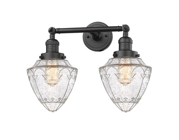 Bathroom Fixtures Two Lights by Innovations ( 405 | 208-OB-G664-7 Franklin Restoration ) 