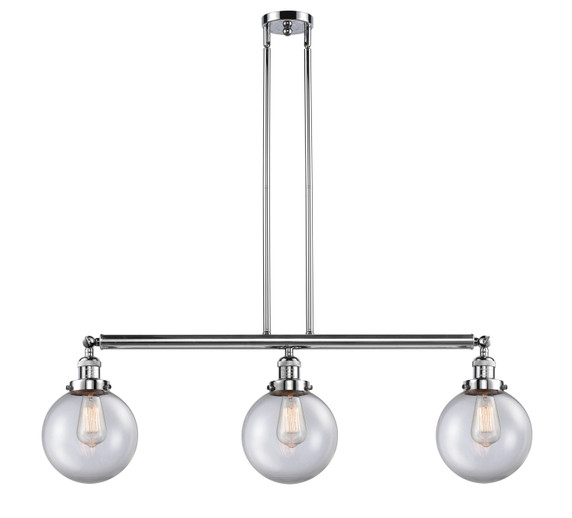 Linear/Island 3 Light Bar by Innovations ( 405 | 213-PC-G202-8-LED Franklin Restoration ) 