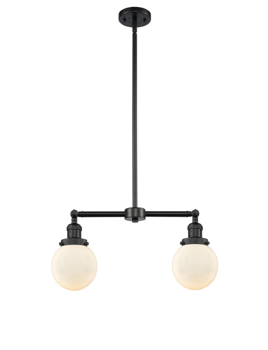 Linear/Island 2 Light Bar by Innovations ( 405 | 209-BK-G201-6 Franklin Restoration ) 