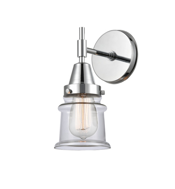 Sconces Single Glass by Innovations ( 405 | 447-1W-PC-G182S-LED Caden ) 