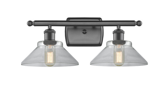 Bathroom Fixtures Two Lights by Innovations ( 405 | 516-2W-OB-G132 Ballston ) 