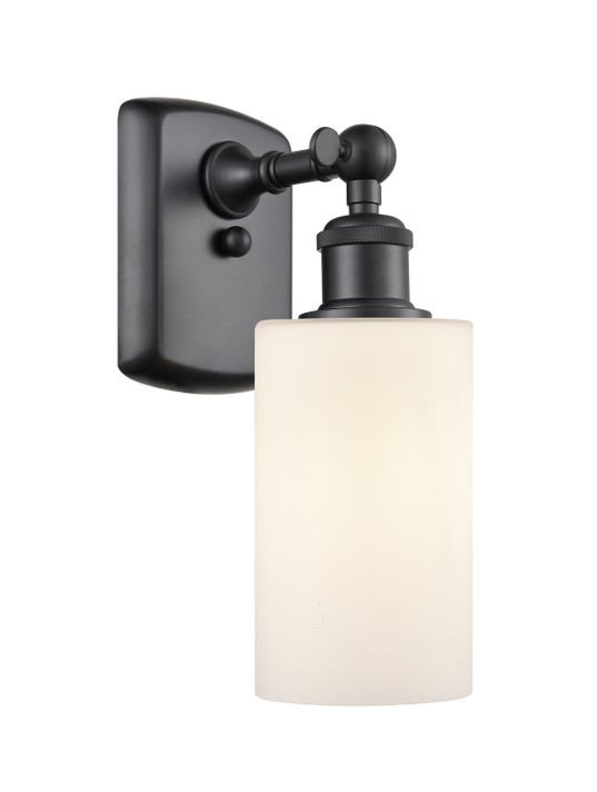 Sconces Single Glass by Innovations ( 405 | 516-1W-BK-G801 Ballston ) 