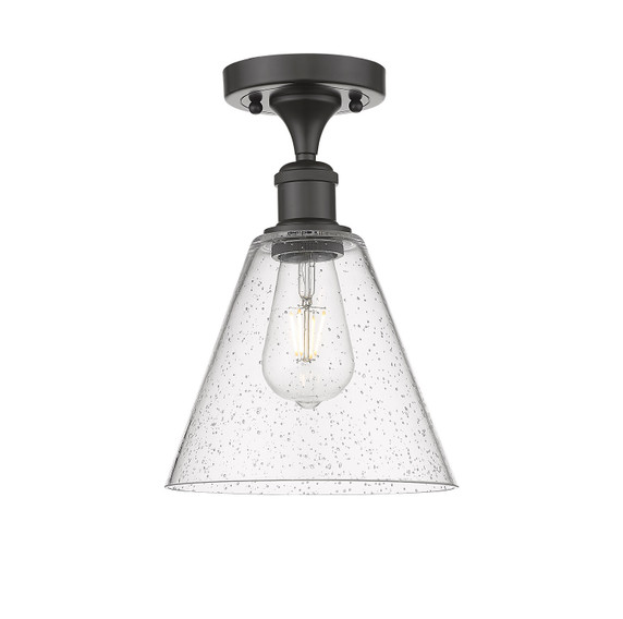 Semi-Flush Mts. Glass Down by Innovations ( 405 | 516-1C-OB-GBC-84 Ballston ) 