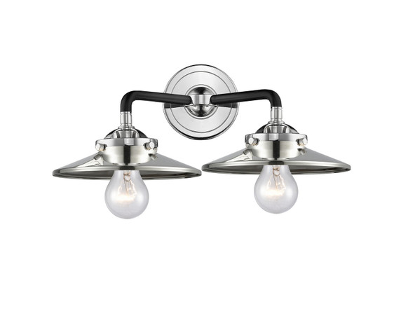 Bathroom Fixtures Two Lights by Innovations ( 405 | 284-2W-BPN-M1-PN-LED Nouveau ) 