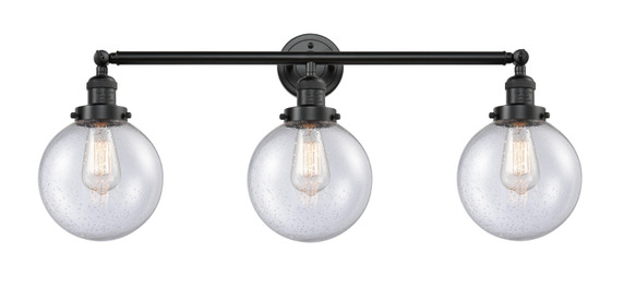 Bathroom Fixtures Three Lights by Innovations ( 405 | 205-OB-G204-8 Franklin Restoration ) 