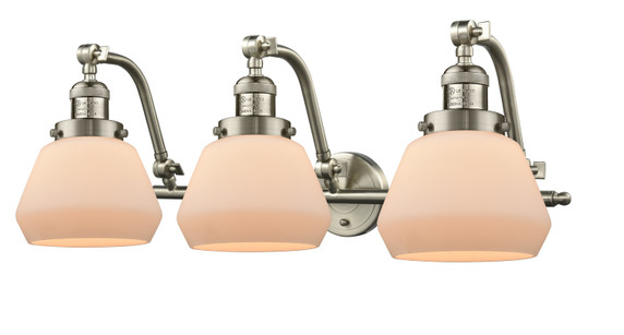 Bathroom Fixtures Three Lights by Innovations ( 405 | 515-3W-SN-G171 Franklin Restoration ) 