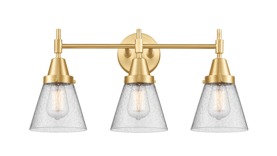 Bathroom Fixtures Three Lights by Innovations ( 405 | 447-3W-SG-G64-LED Caden ) 