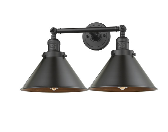 Bathroom Fixtures Two Lights by Innovations ( 405 | 208-OB-M10-OB Franklin Restoration ) 