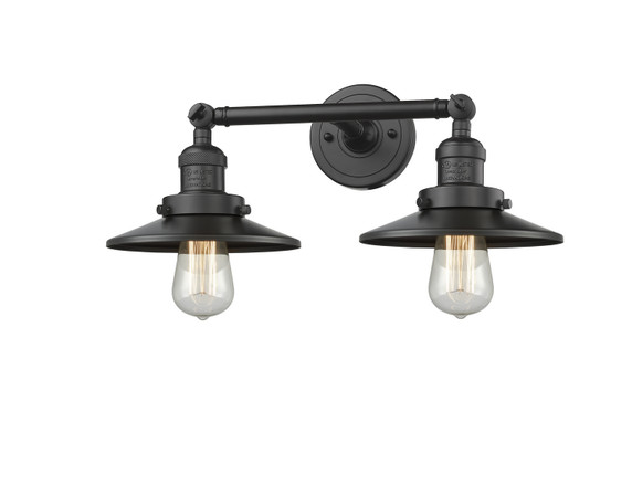 Bathroom Fixtures Two Lights by Innovations ( 405 | 208-OB-M5 Franklin Restoration ) 