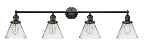 Bathroom Fixtures Four Lights by Innovations ( 405 | 215-BK-G42-LED Franklin Restoration ) 