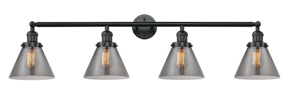 Bathroom Fixtures Four Lights by Innovations ( 405 | 215-BK-G43-LED Franklin Restoration ) 
