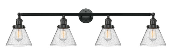 Bathroom Fixtures Four Lights by Innovations ( 405 | 215-BK-G44-LED Franklin Restoration ) 