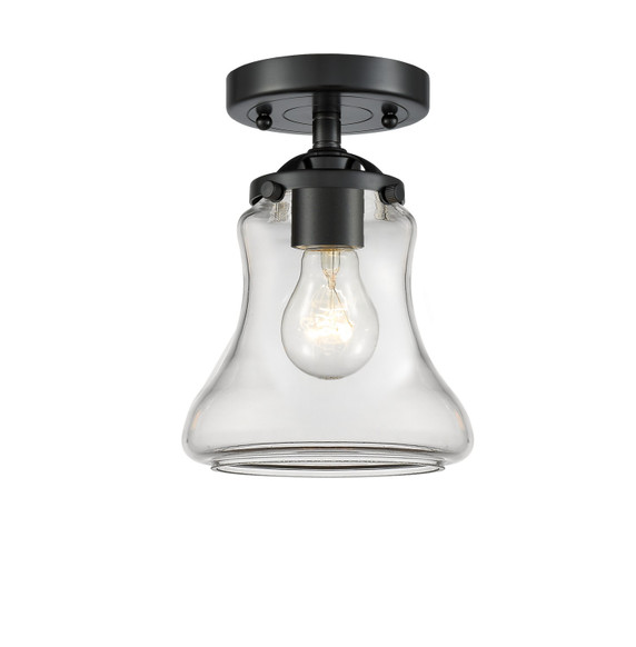 Semi-Flush Mts. Glass Down by Innovations ( 405 | 284-1C-OB-G192-LED Nouveau ) 