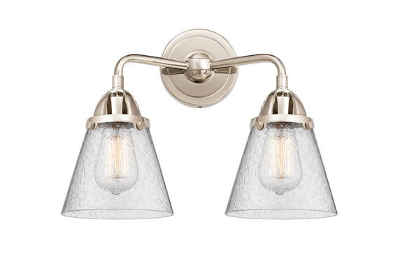 Bathroom Fixtures Two Lights by Innovations ( 405 | 288-2W-PN-G64 Nouveau 2 ) 